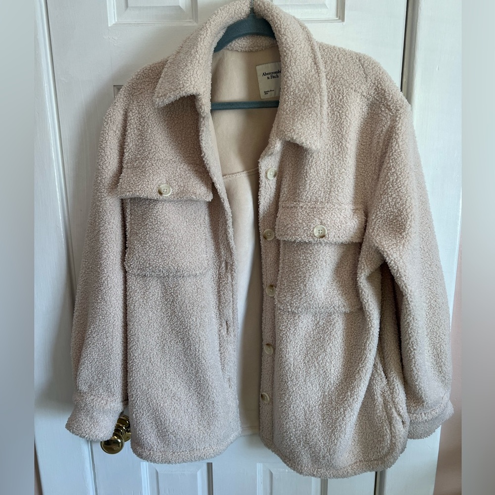 Abercrombie & Fitch Sherpa Shirt Jacket